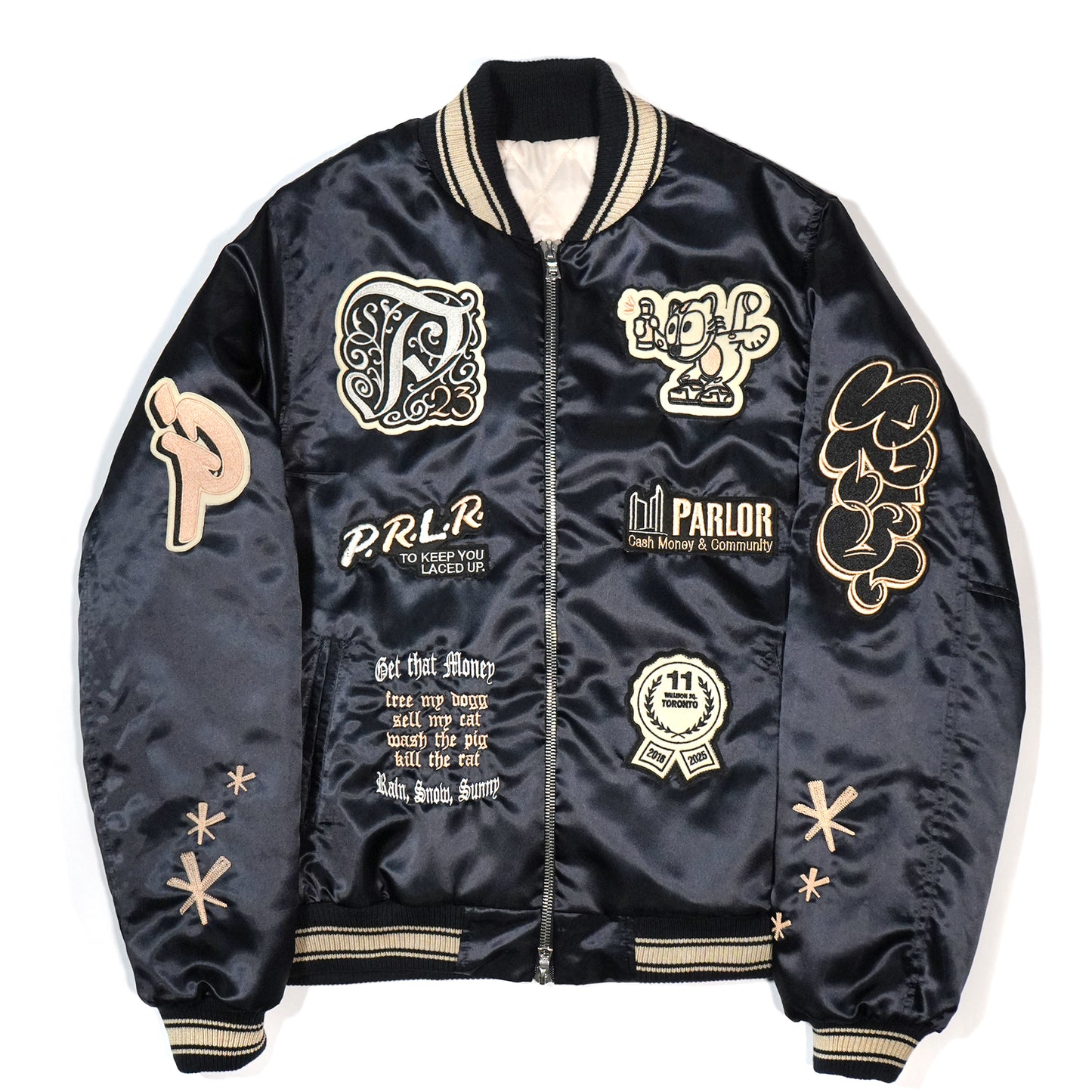 "Downtown Champions" Satin Varsity