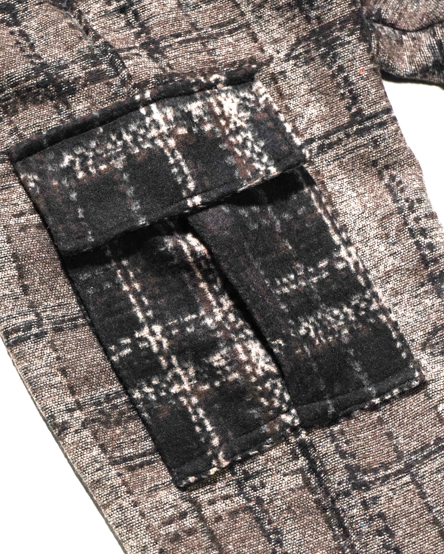 "Jersey" Wool Cargo (Chocolate Brown)