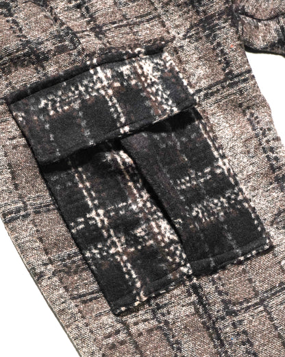 "Jersey" Wool Cargo (Chocolate Brown)