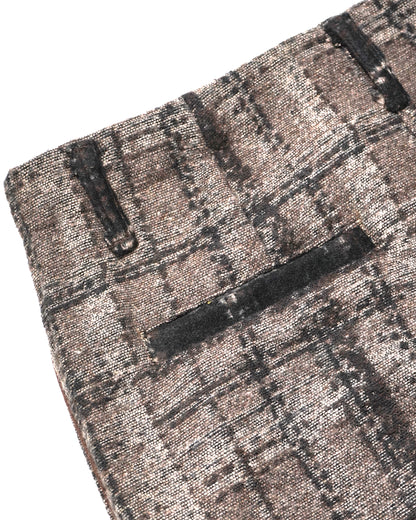 "Jersey" Wool Cargo (Chocolate Brown)