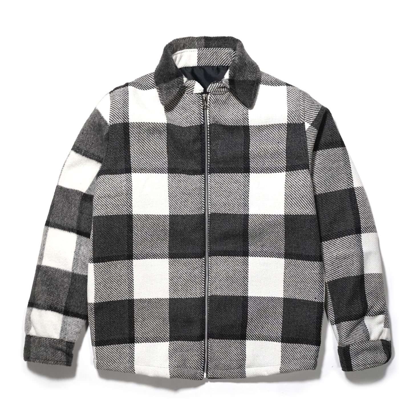 "Jersey" Wool Shacket (Buffalo Plaid)