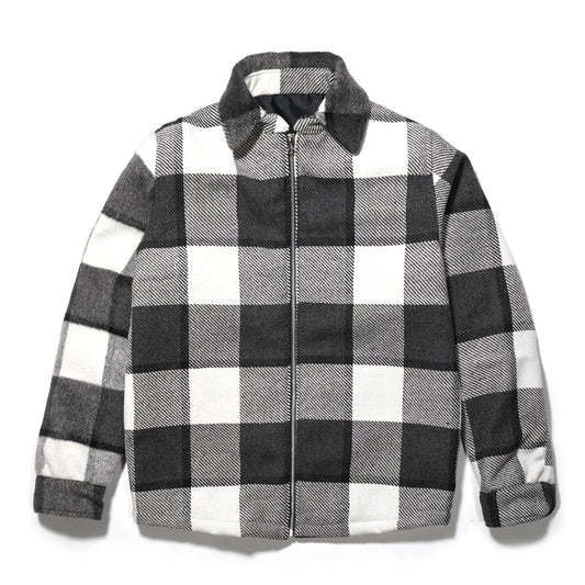 "Jersey" Wool Shacket (Buffalo Plaid)