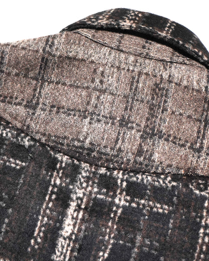 "Jersey" Wool Shacket (Chocolate Brown)