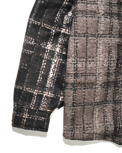 "Jersey" Wool Shacket (Chocolate Brown)