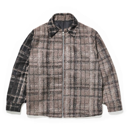 "Jersey" Wool Shacket (Chocolate Brown)