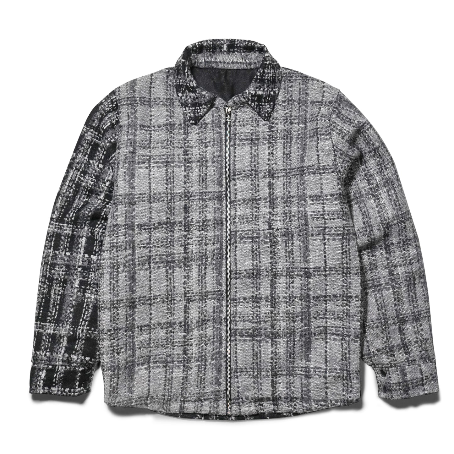 "Jersey" Wool Shacket (Earl Grey)