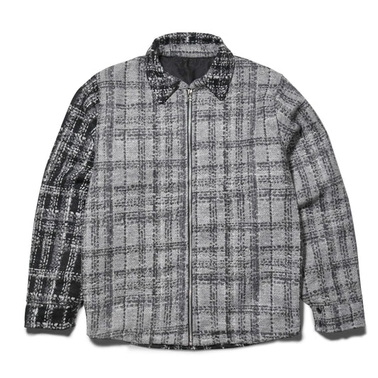 "Jersey" Wool Shacket (Earl Grey)