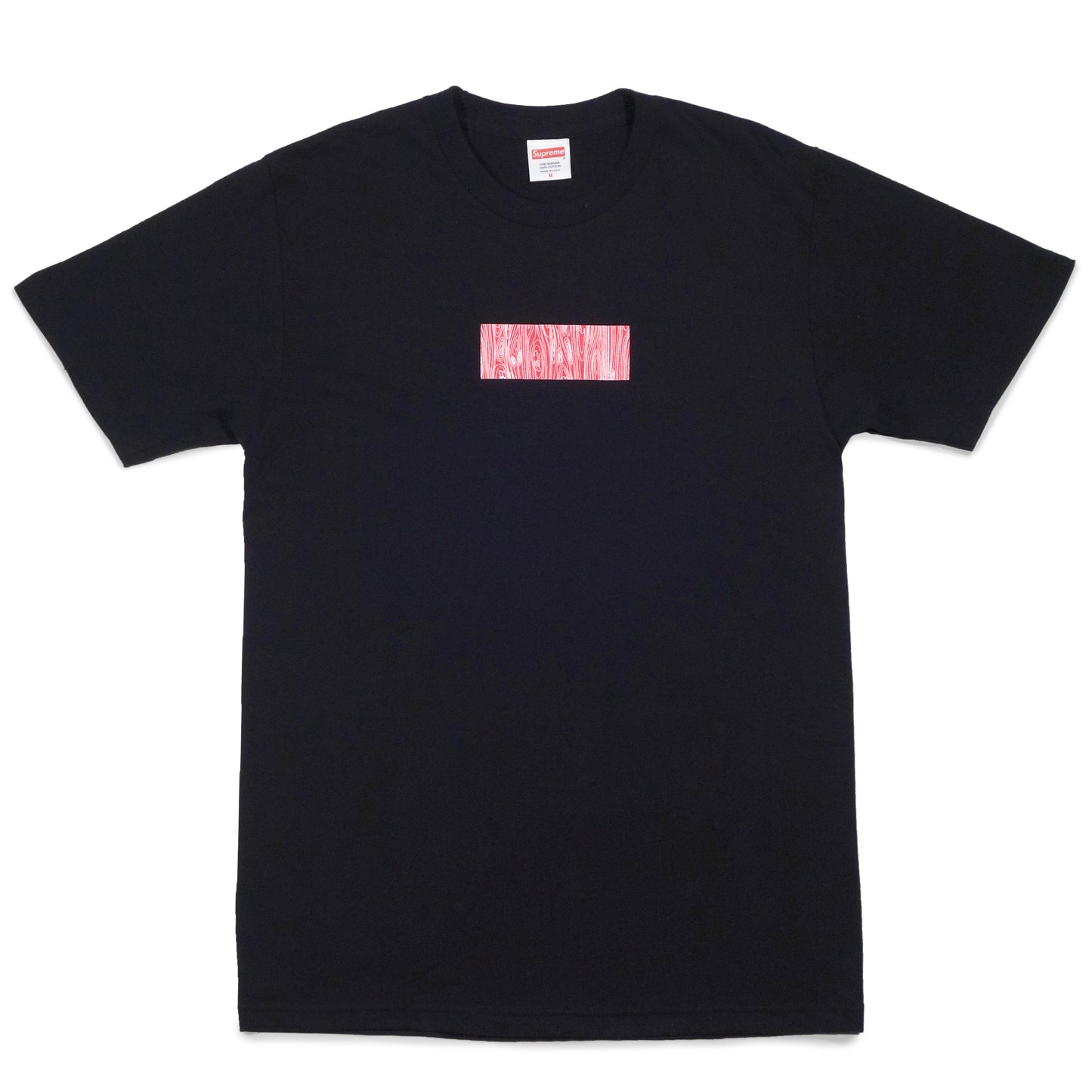 "Woodgrain Box Logo" T-Shirt