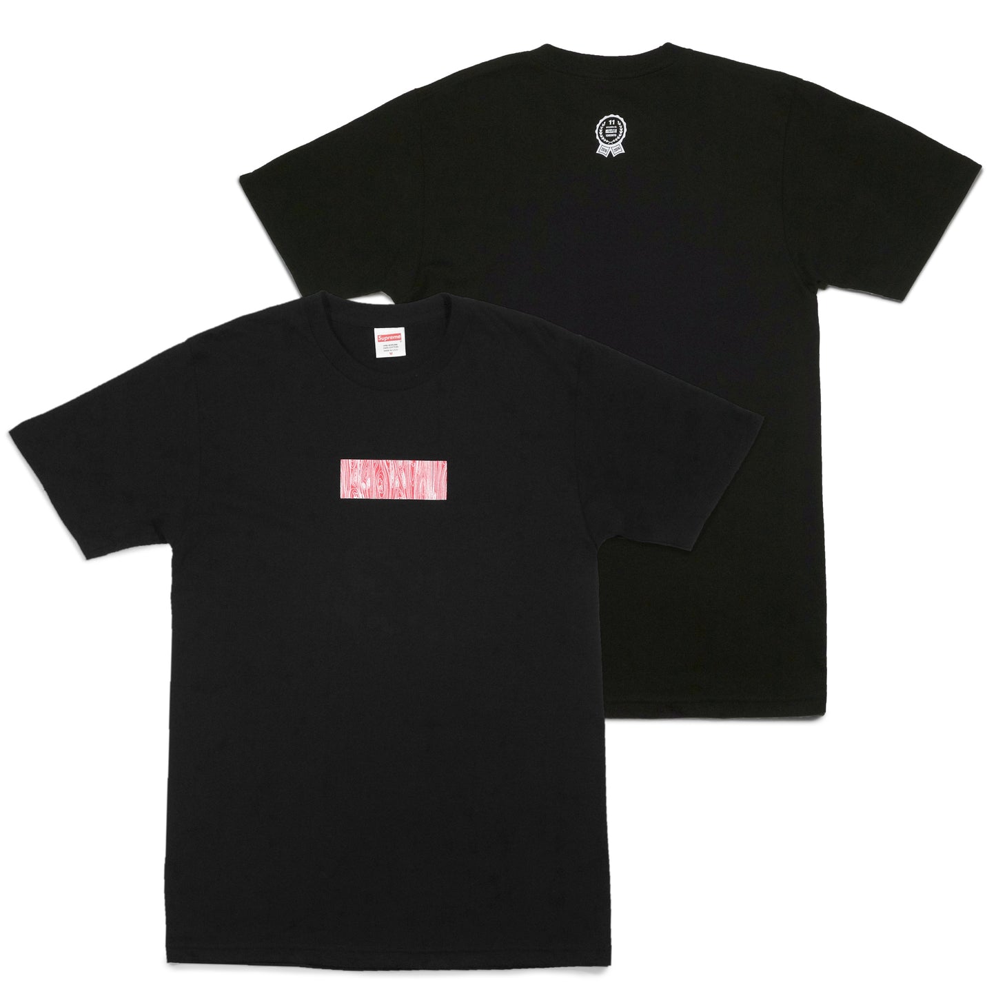 "Woodgrain Box Logo" T-Shirt