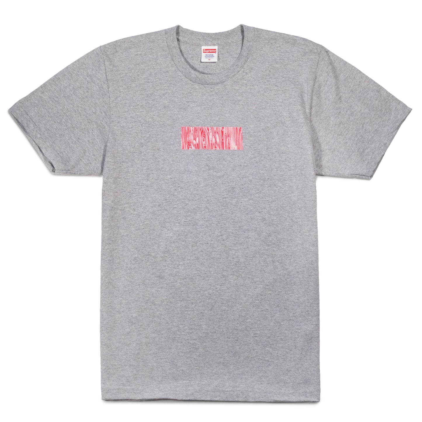 "Woodgrain Box Logo" T-Shirt