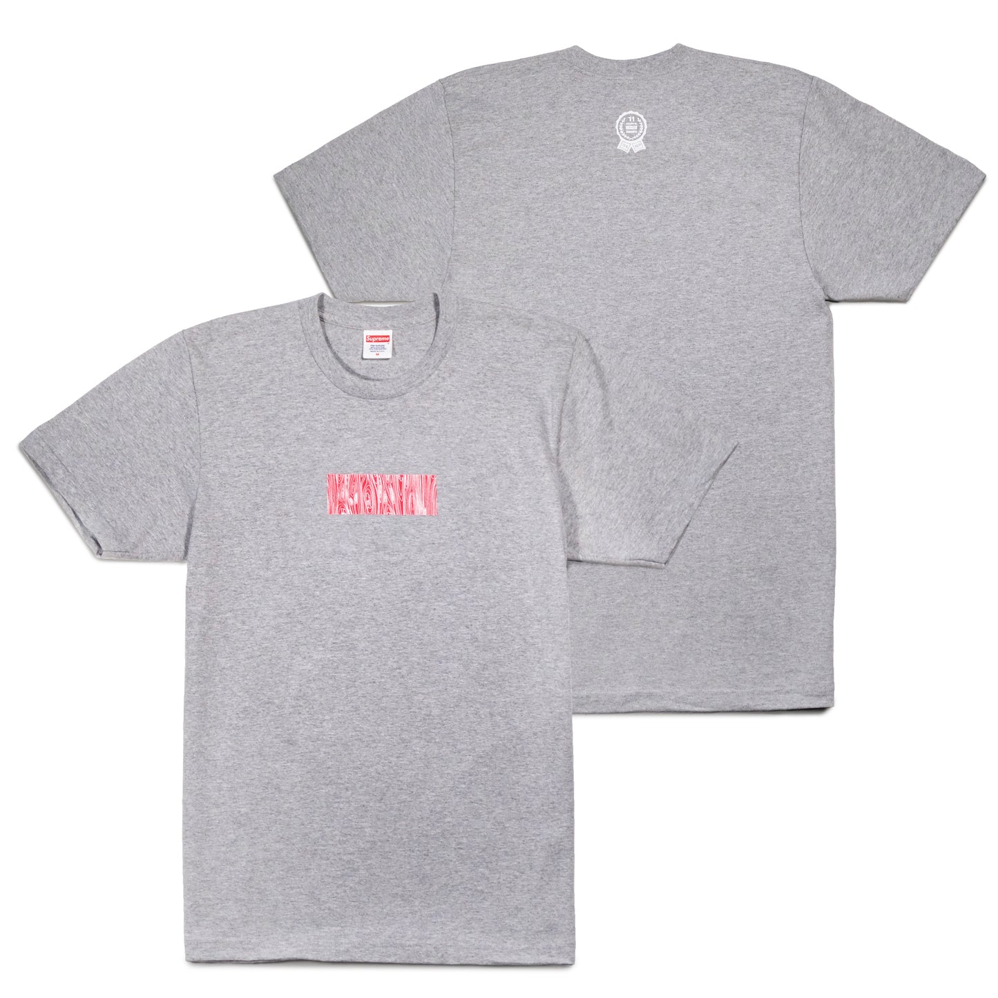 "Woodgrain Box Logo" T-Shirt