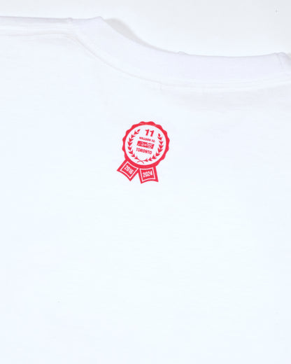 "Woodgrain Box Logo" T-Shirt