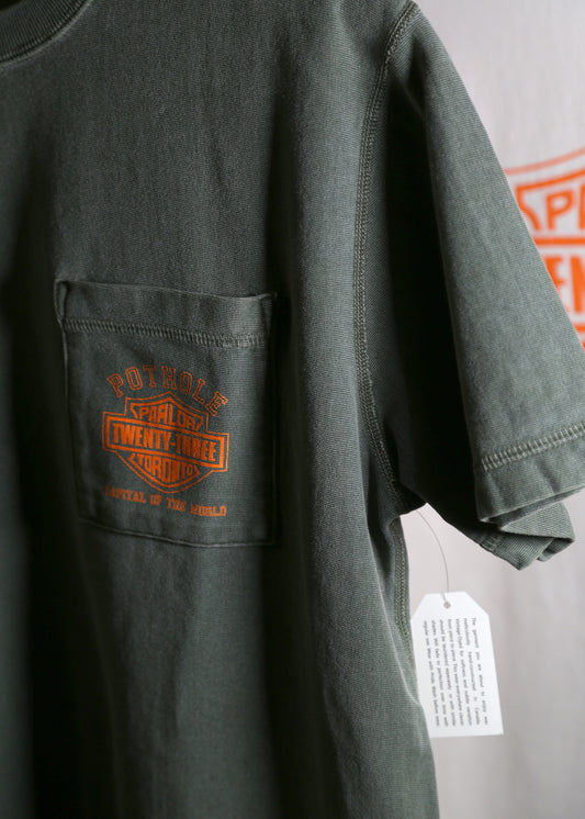 Parlor 23 "Parley Pot Hole" Made in Canada Pocket T-Shirt