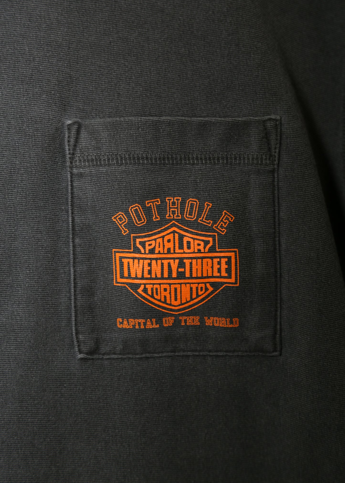 Parlor 23 "Parley Pot Hole" Made in Canada Pocket T-Shirt