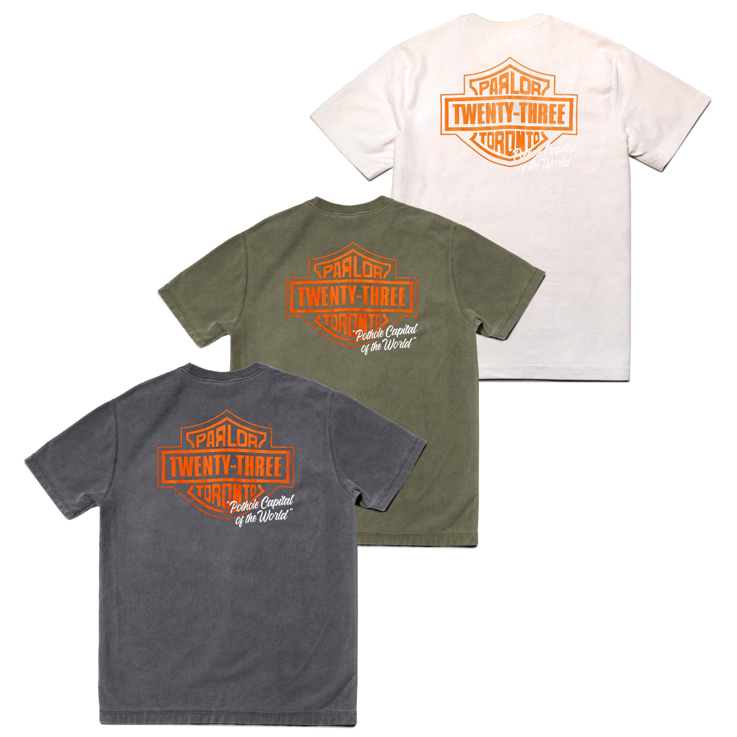 Parlor 23 "Parley Pot Hole" Made in Canada Pocket T-Shirt