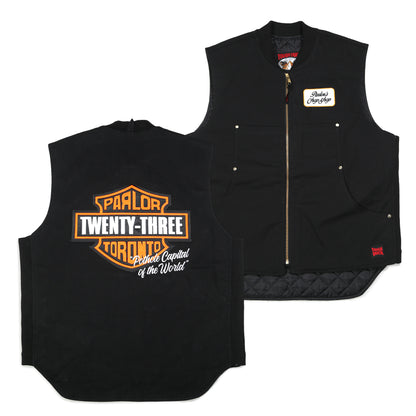 Parlor 23 x Tough Duck "Parley Pot Hole" Moto Vest
