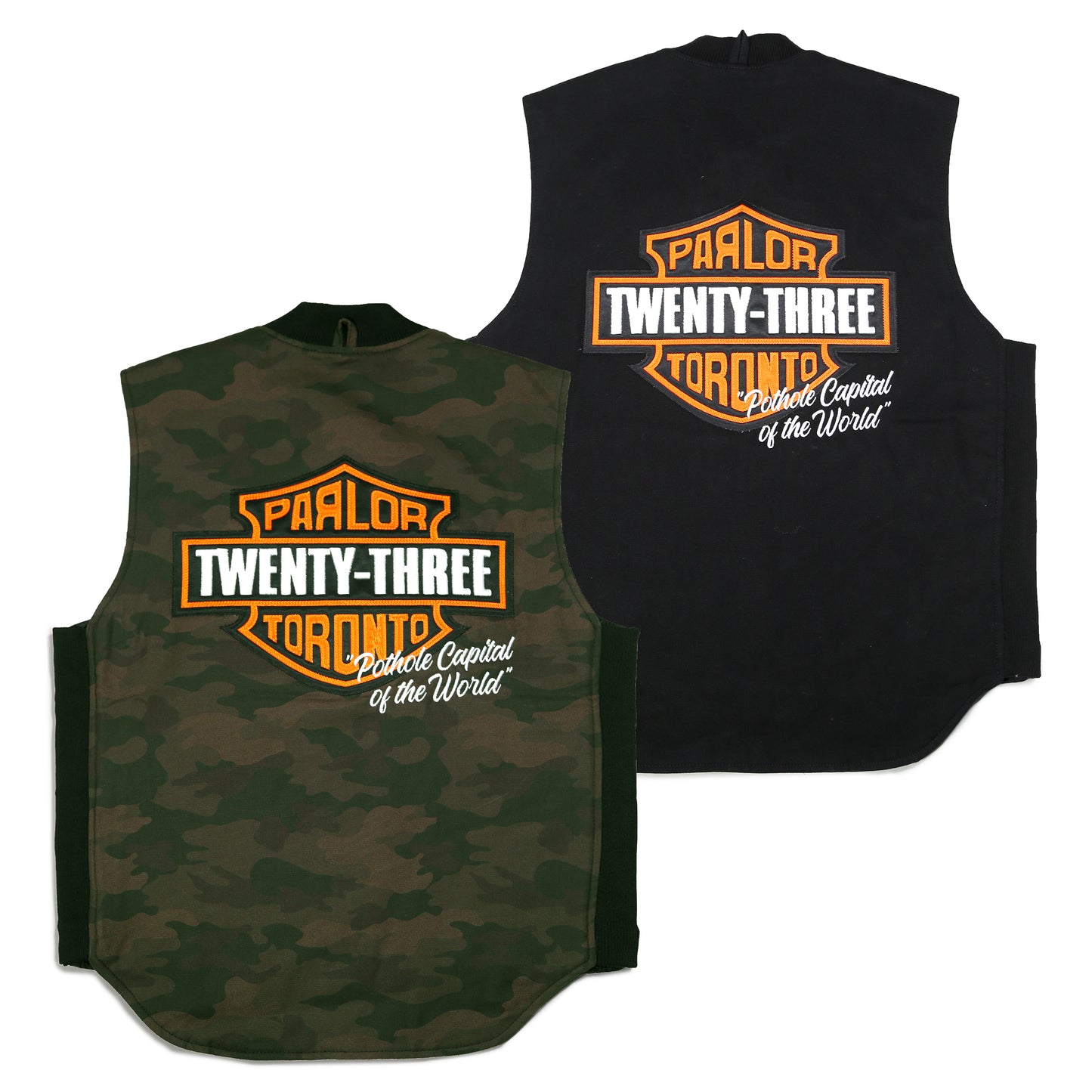 Parlor 23 x Tough Duck "Parley Pot Hole" Moto Vest