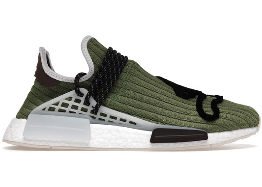 Adidas NMD HU "Pharrell x Billionaire Boys Club Running Dog Green" 2021