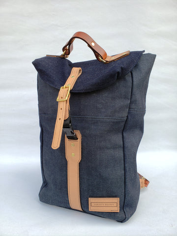 Varsity Brown "Denim" Ruck Sack