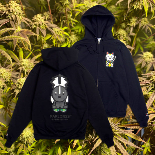 Parlor 23 "Baby Money and Skunky" Zip Hoodie