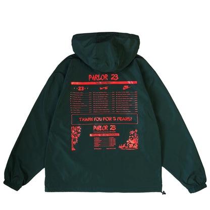 Parlor 23 X Champion "Patina 5 Year Menu" Anorak