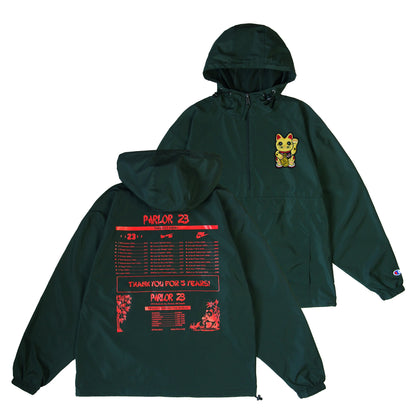 Parlor 23 X Champion "Patina 5 Year Menu" Anorak