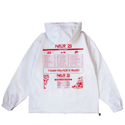 Parlor 23 X Champion "Patina 5 Year Menu" Anorak