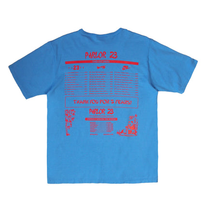 Parlor 23 X Champion "Patina 5 Year Menu" T-Shirt