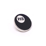 Parlor 23 "H8 Ball" Pin