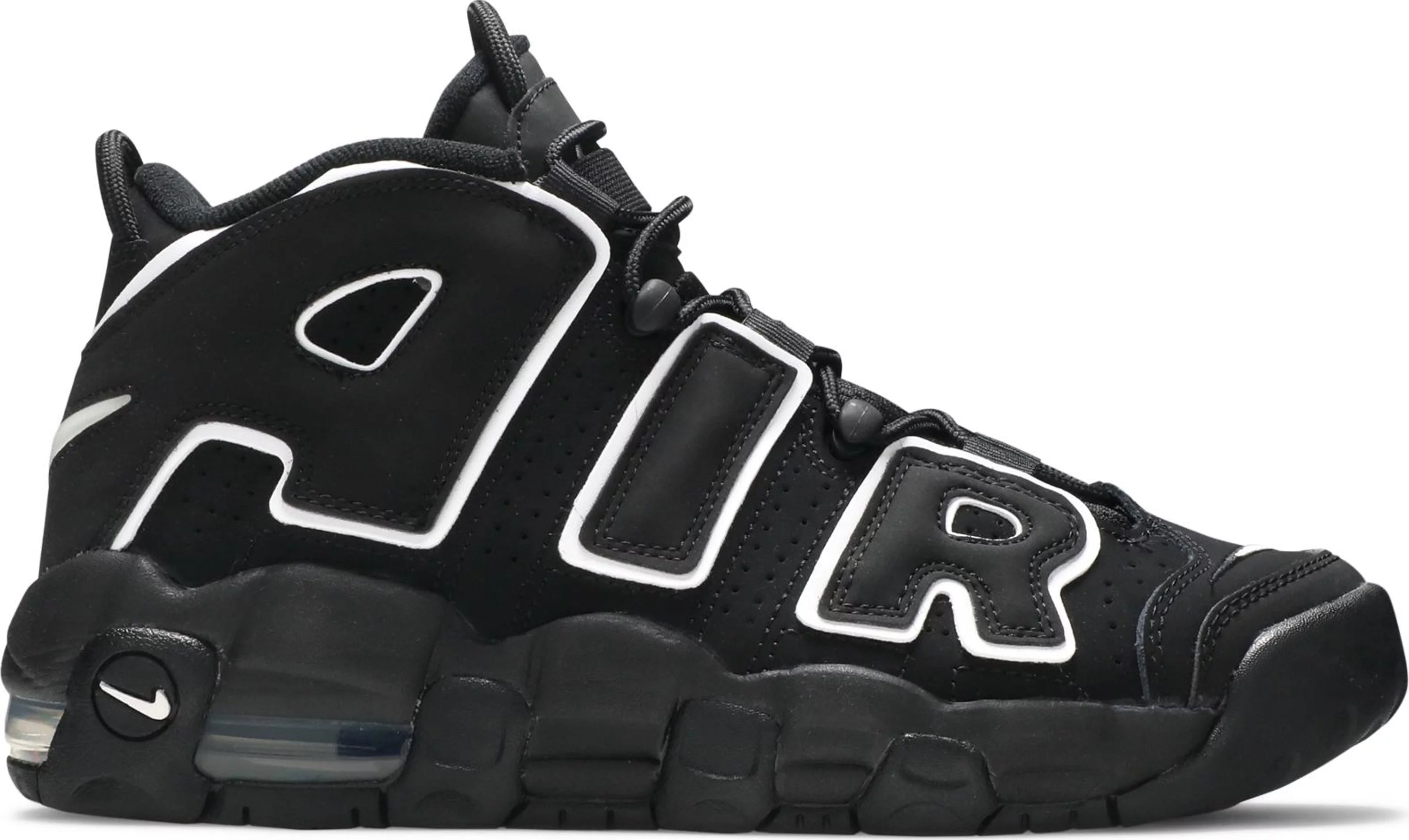 Nike Air More Uptempo GS Black White 2020 parlor23