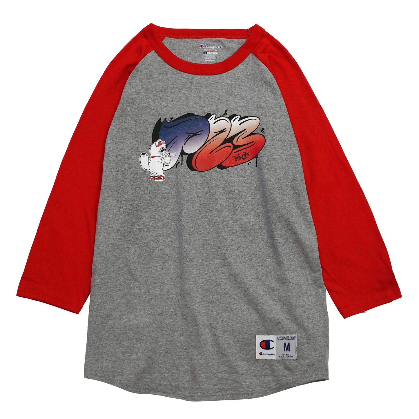 Parlor 23 X Champion "Tag Kitty" Raglan