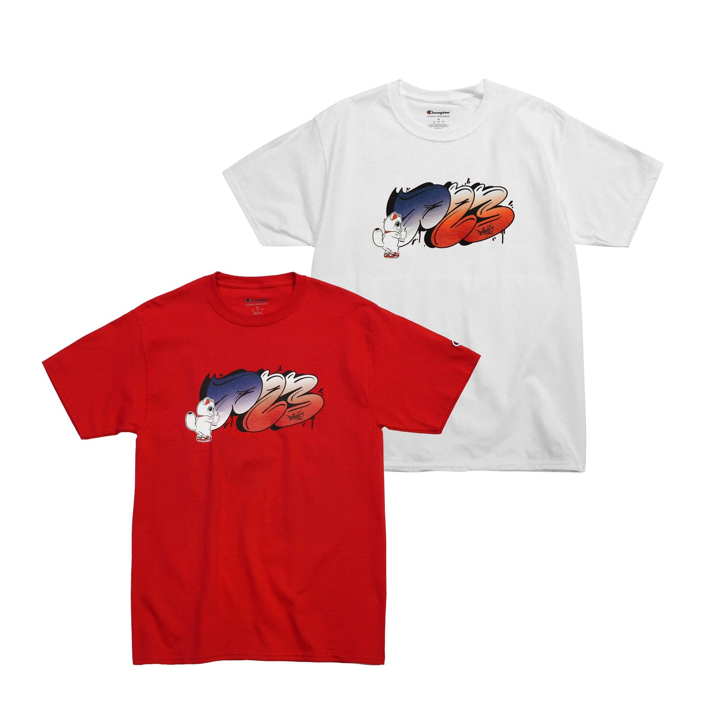 Parlor 23 X Champion "Tag Kitty" T-Shirt