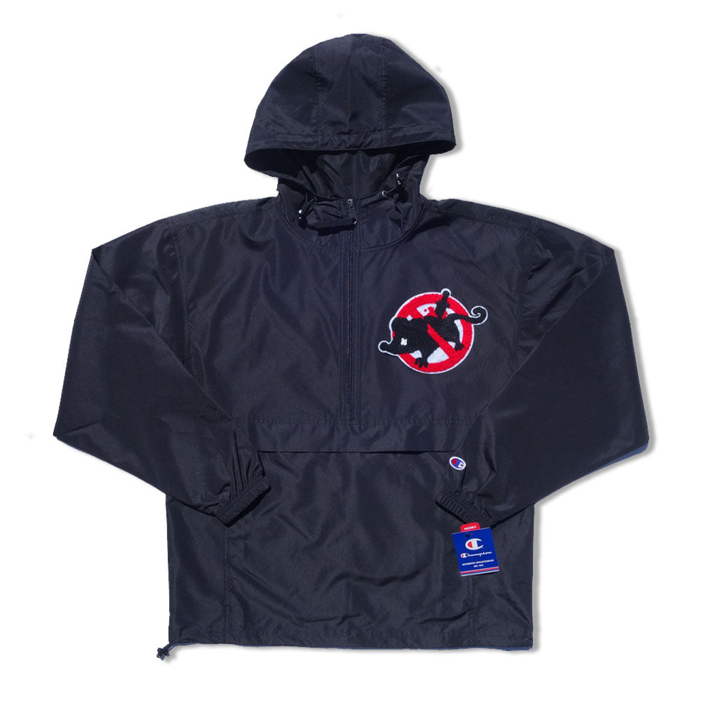 Parlor 23 X Champion Chenille "Keep Quiet" Packable Anorak Jacket