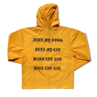 Parlor 23 X Champion Chenille "Keep Quiet" Packable Anorak Jacket