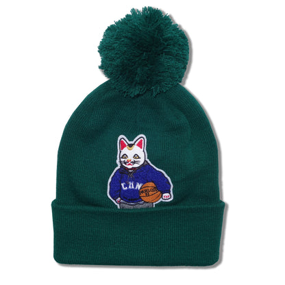 Parlor 23 "PRLR SPORT" Pom Pom Beanie
