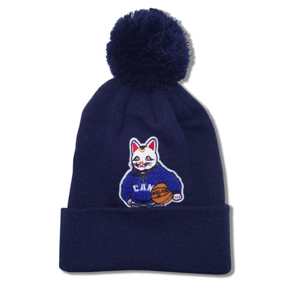 Parlor 23 "PRLR SPORT" Pom Pom Beanie