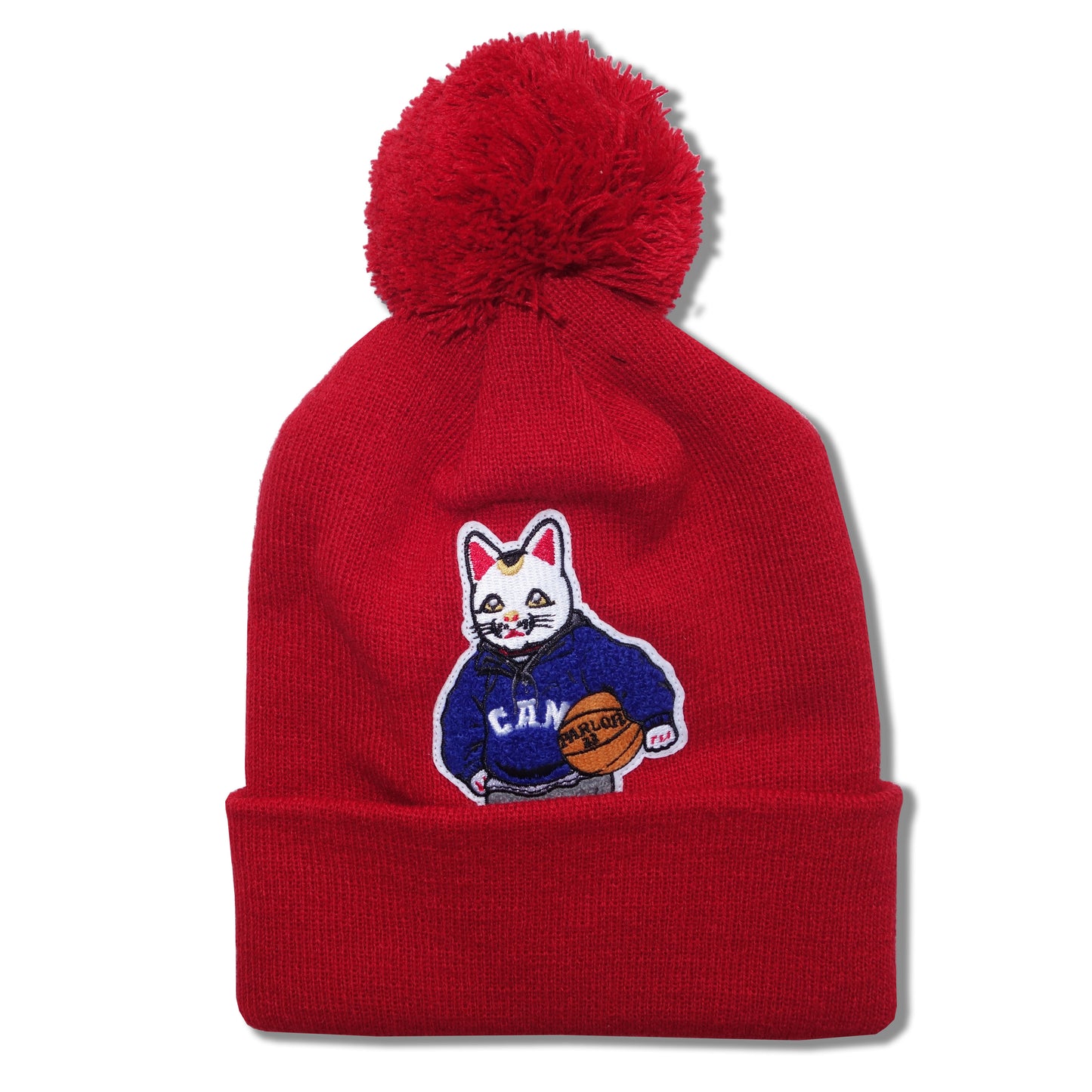 Parlor 23 "PRLR SPORT" Pom Pom Beanie