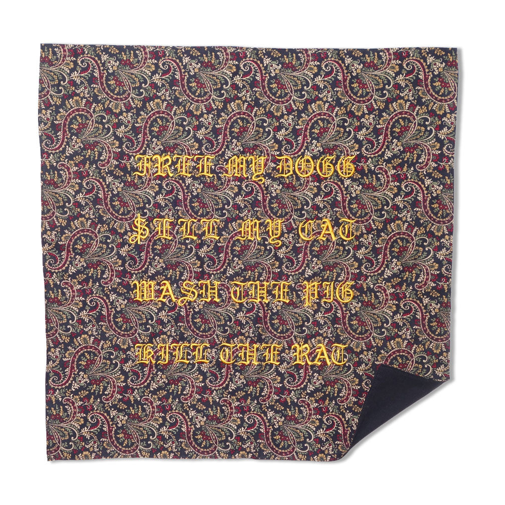 Parlor 23 Chenille "Keep Quiet" Bandana