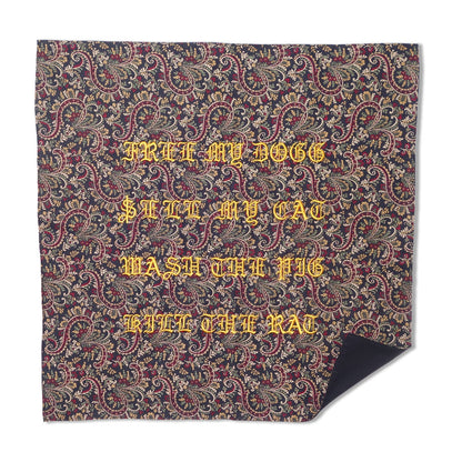 Parlor 23 Chenille "Keep Quiet" Bandana