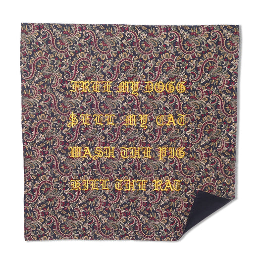 Parlor 23 Chenille "Keep Quiet" Bandana
