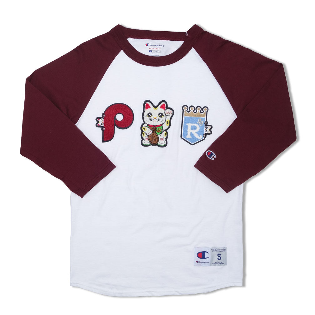 Parlor 23 X Champion Chenille "Baseketball" Baseball 3/4 Tee