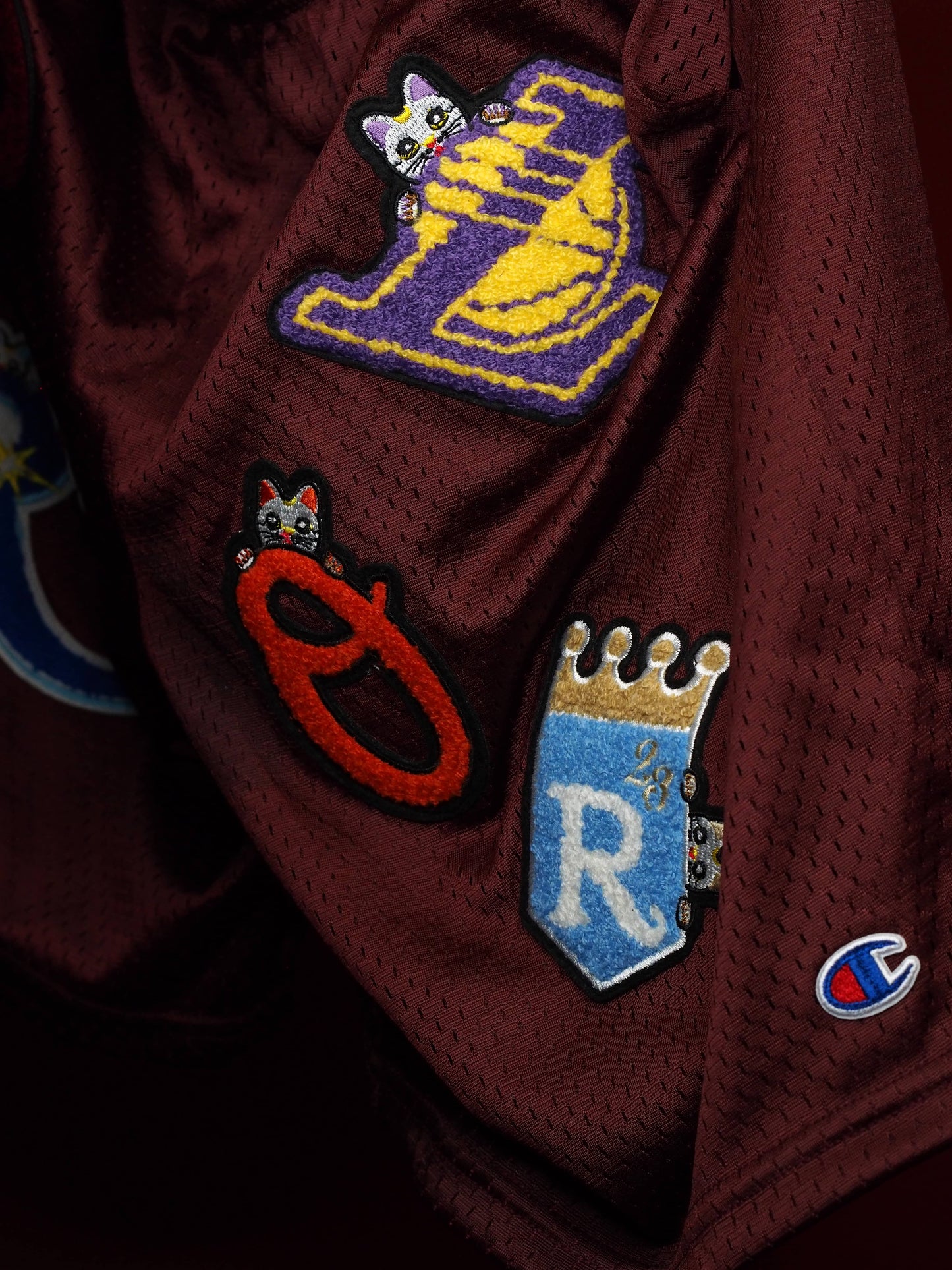 Parlor 23 x Champion Chenille "Baseketball" Mesh Shorts