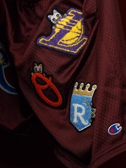 Parlor 23 x Champion Chenille "Baseketball" Mesh Shorts