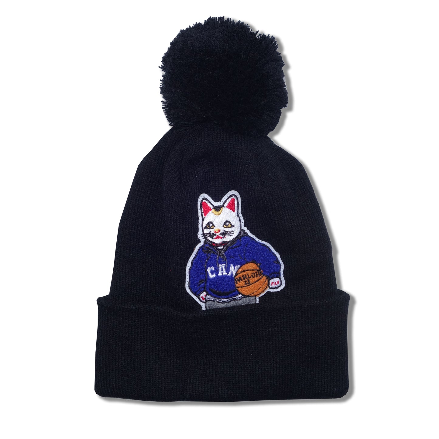 Parlor 23 "PRLR SPORT" Pom Pom Beanie