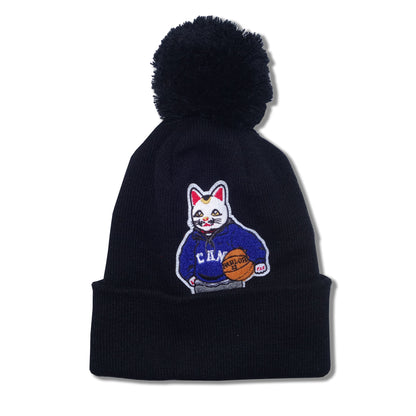 Parlor 23 "PRLR SPORT" Pom Pom Beanie