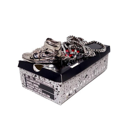 Parlor 23 "Jordan 1" Pendant & Book Link Chain