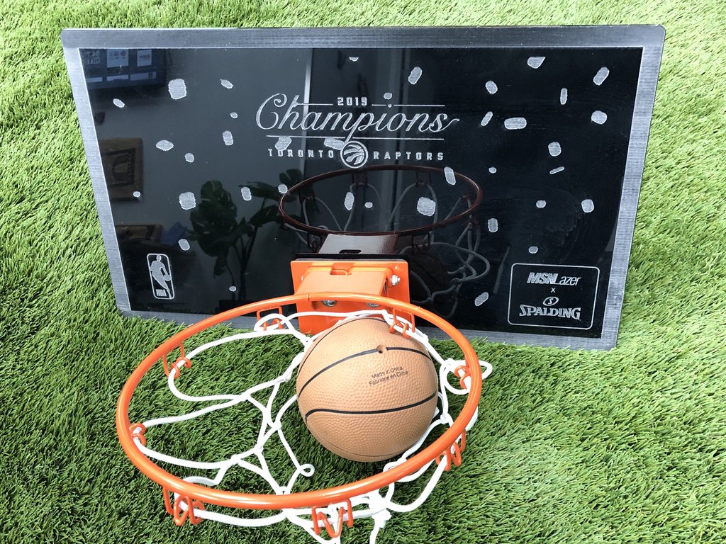 MSN Lazer "Champs With Confetti" Mini Hoop