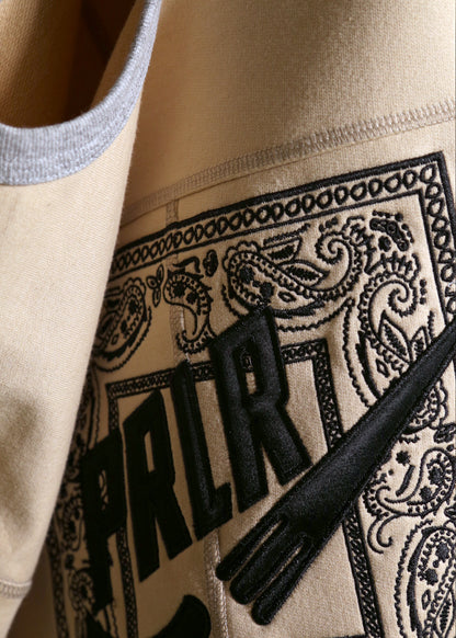 Parlor 23 "PRLR Swoosh Bandana" Longsleeve French Terry Sweatshirt