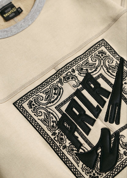 Parlor 23 "PRLR Swoosh Bandana" Longsleeve French Terry Sweatshirt