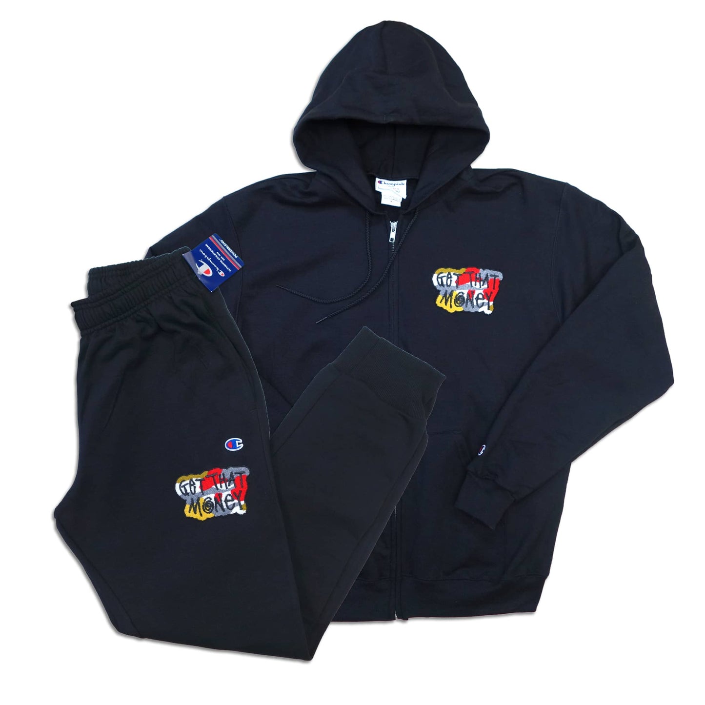 Parlor 23 X Champion "Skeleton Get That Money" Track Suit